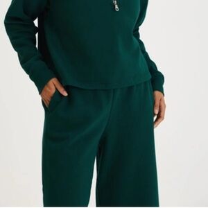 Girlfriend Collective 50/50 Wide Leg Sweatpants Biome